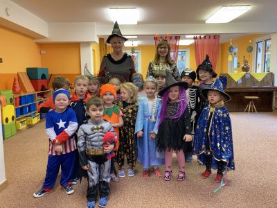 Halloweenská oslava ve školce